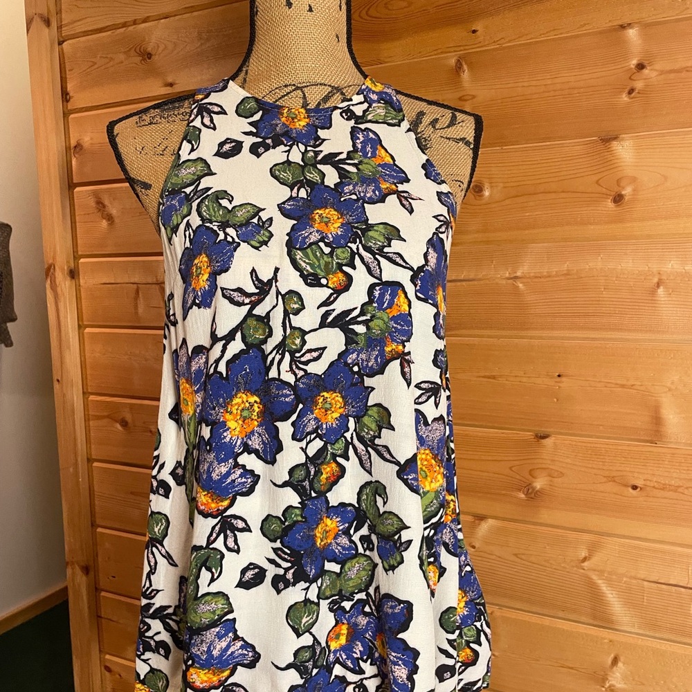Topshop Floral Tank Top